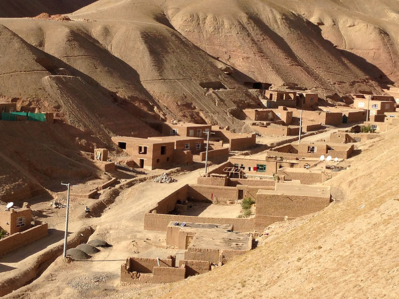 The incredible location of Bamyan