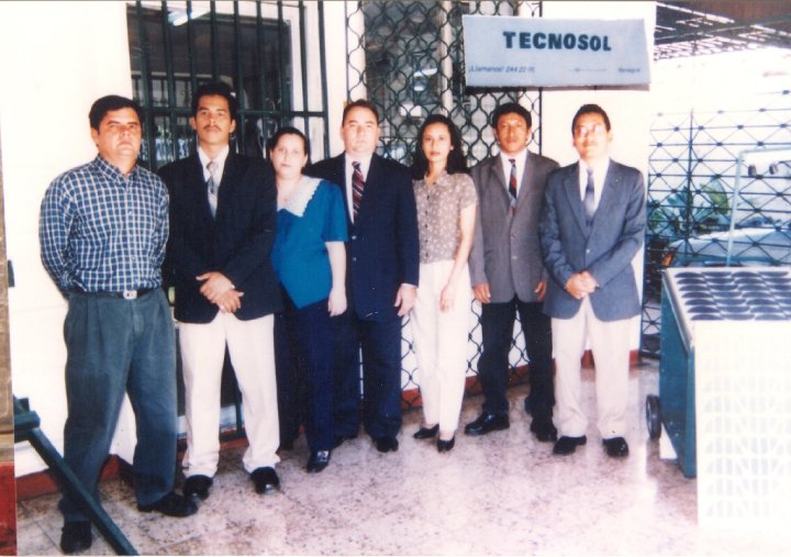 The original Tecnosol team, in 1999