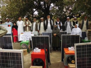 Zularistan Afghans with solar panels